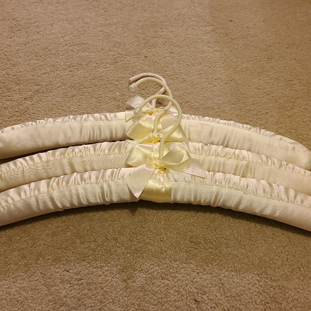 Beautiful elegant vintage padded hangers!